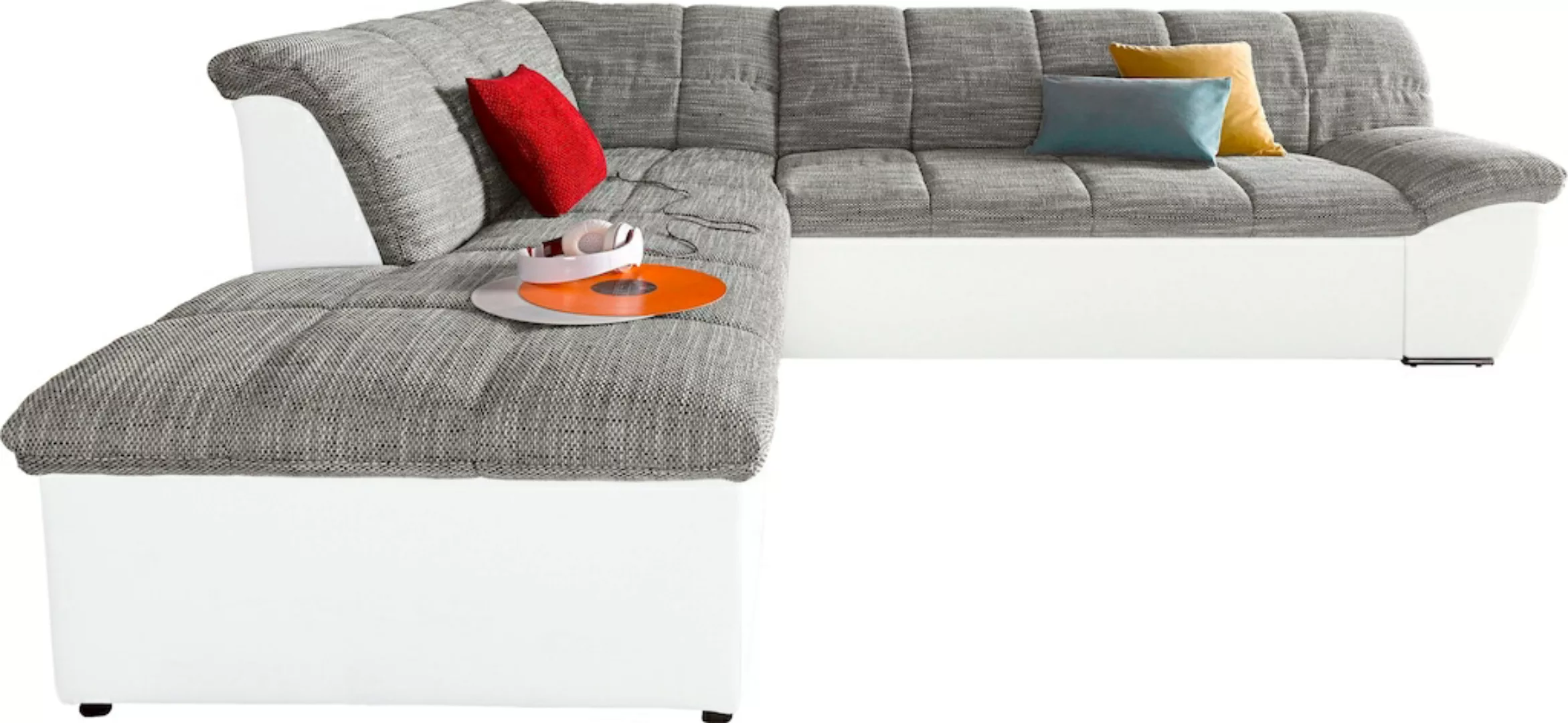 DOMO collection Ecksofa "Splash, aktuelle Sitz- und Rückensteppung, Materia günstig online kaufen