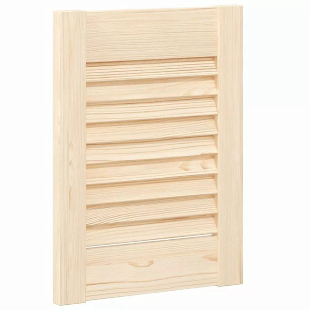 vidaXL Mehrzweckschrank Schranktür Lamellen-Design 39,5x29,5 cm Massivholz günstig online kaufen