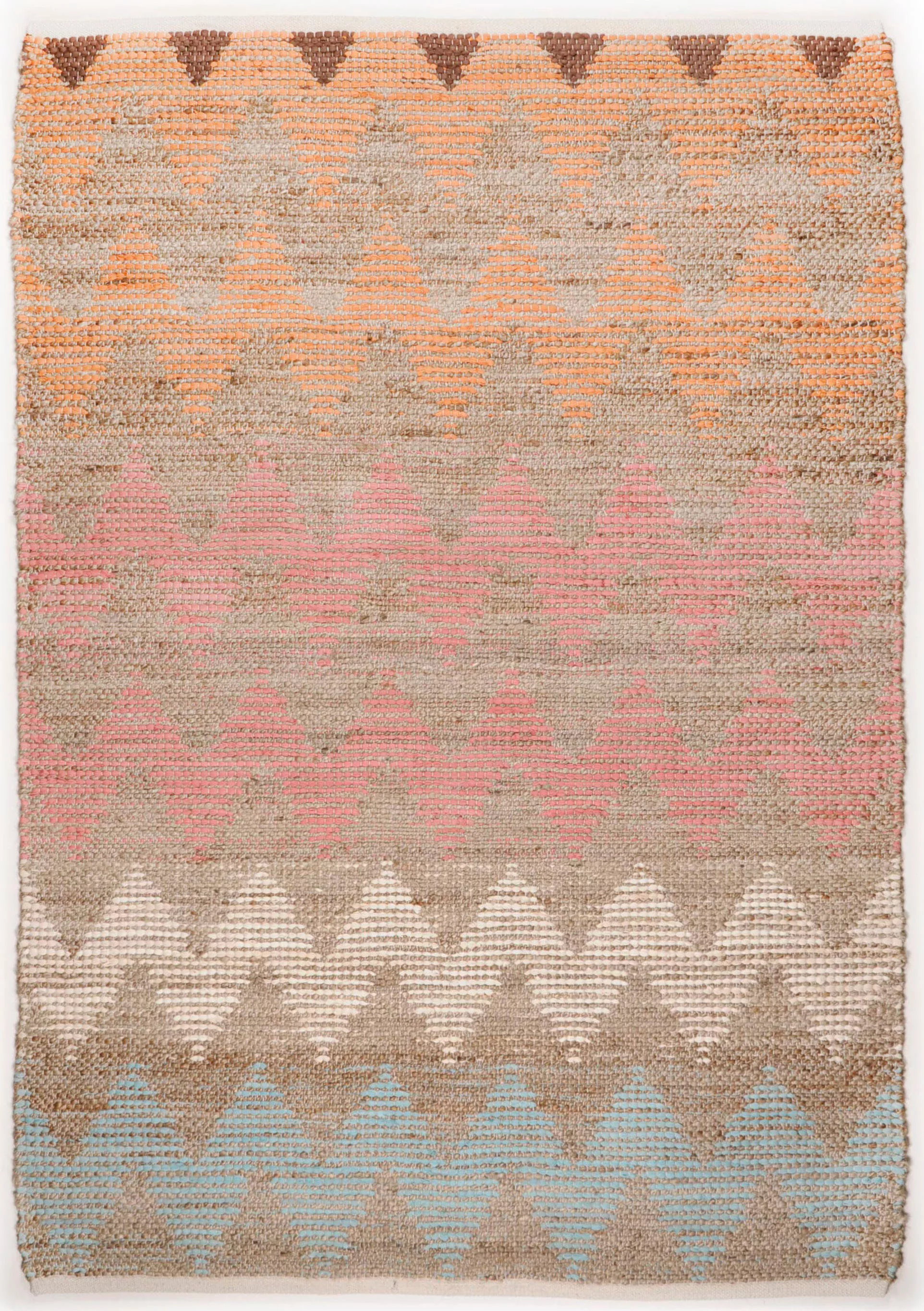 TOM TAILOR HOME Teppich »Pastel Zigzag«, rechteckig, Flachgewebe, handgeweb günstig online kaufen