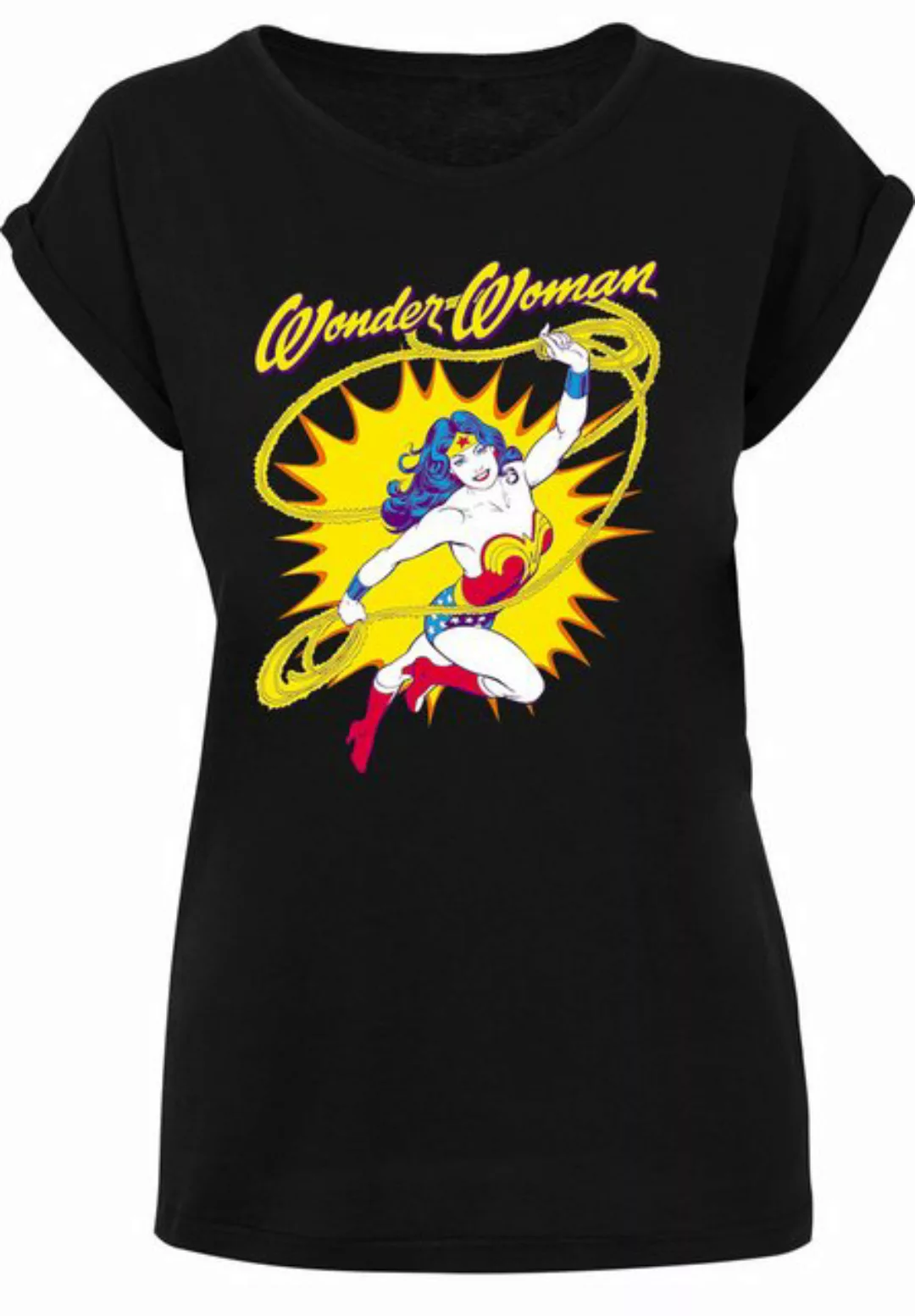 F4NT4STIC T-Shirt DC Comics Wonder Woman Vintage Leap' Print günstig online kaufen