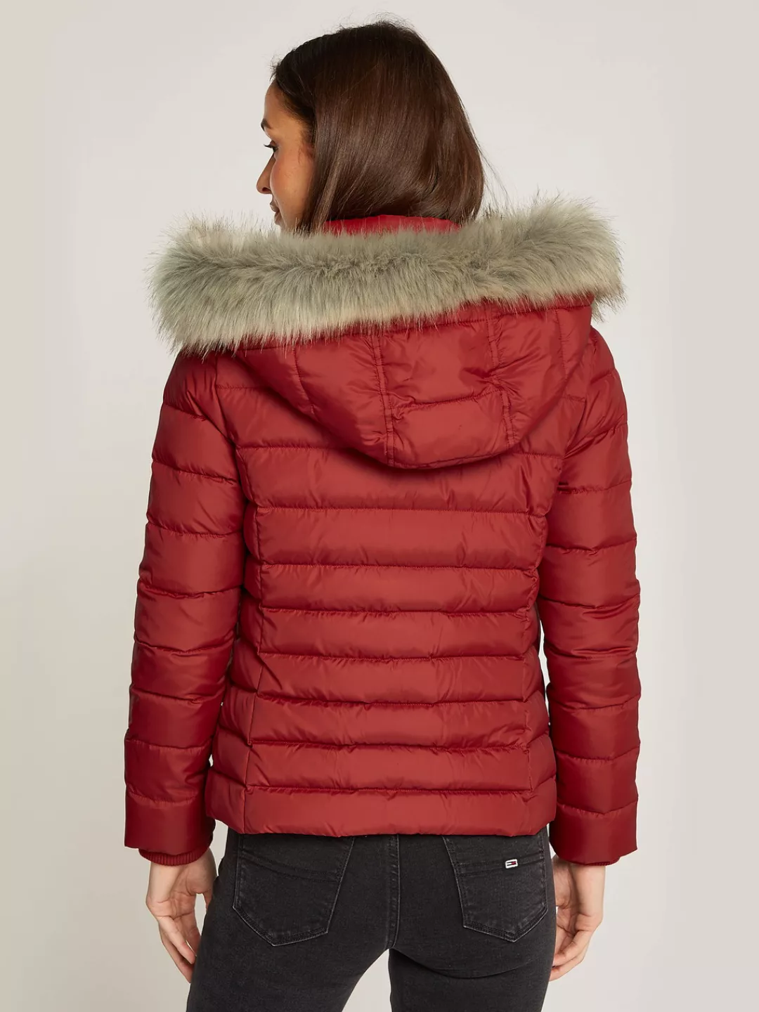 Tommy Jeans Curve Steppjacke TJW BASIC HOODED DOWN JACKET EXT in Großen Grö günstig online kaufen