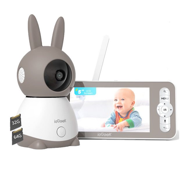 ieGeek Babyphone Babyphone mit Kamera 2K/3MP, 5 Zoll WiFi Video Babyphone P günstig online kaufen