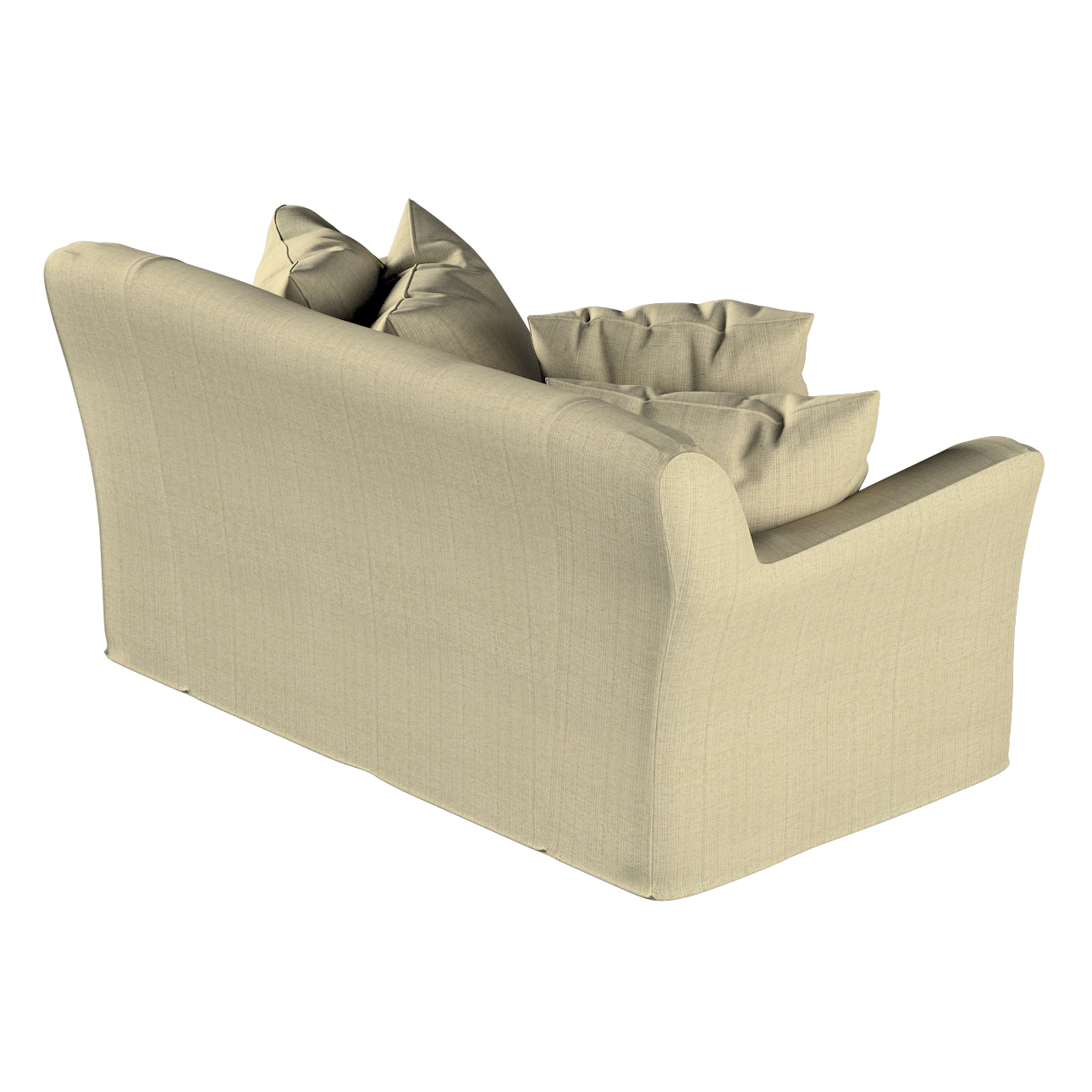 Bezug für Tomelilla 2-Sitzer Sofa nicht ausklappbar, beige-creme, Sofahusse günstig online kaufen