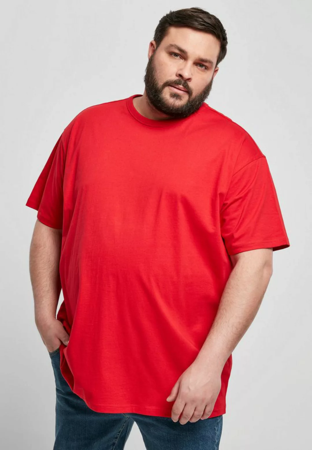 URBAN CLASSICS T-Shirt TB3085 - Organic Basic Tee cityred 5XL günstig online kaufen