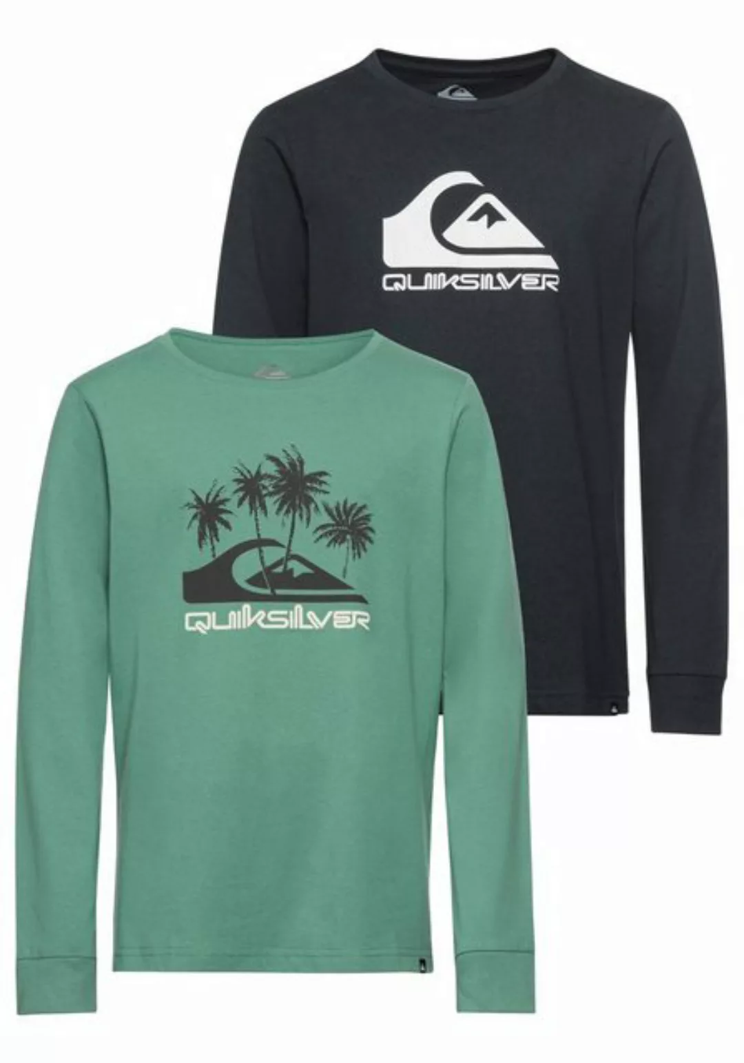 Quiksilver Langarmshirt (Packung, 2-tlg., 2er-Pack) günstig online kaufen