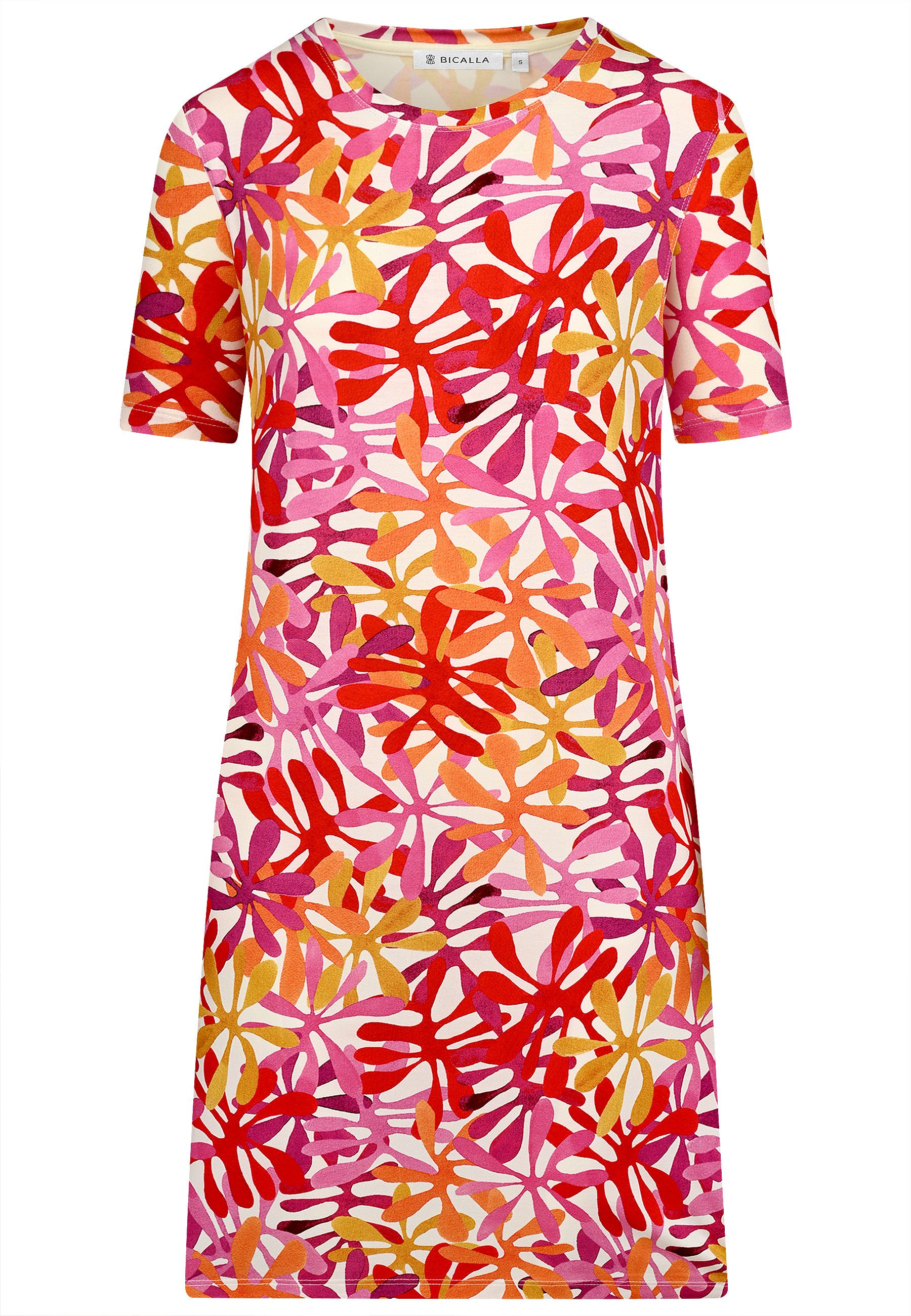 BICALLA Midikleid Jersey-Kleid mit Blüten-Print in günstig online kaufen