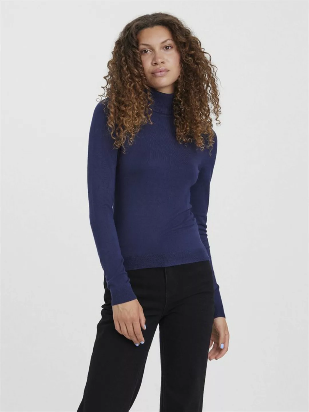 Vero Moda Rollkragenpullover VMGLORY LS ROLLNECK BLOUSE GA NOOS günstig online kaufen