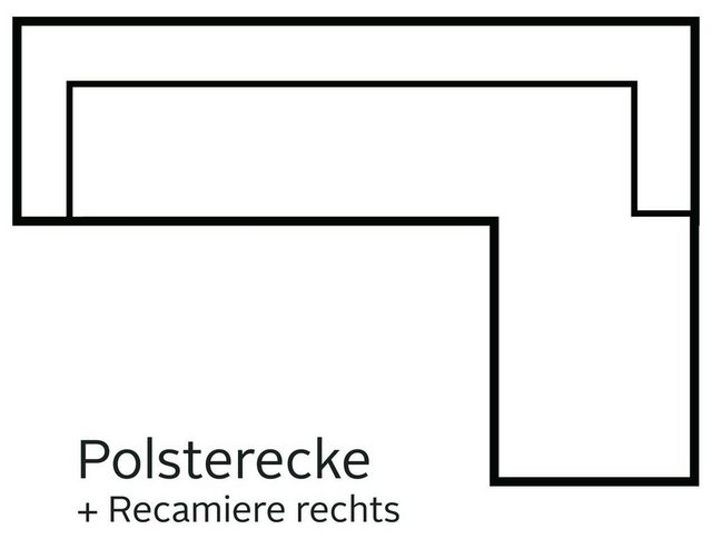 Home affaire Ecksofa "Hörnum L-Form", wahlweise mit motorischer Relaxfunkti günstig online kaufen