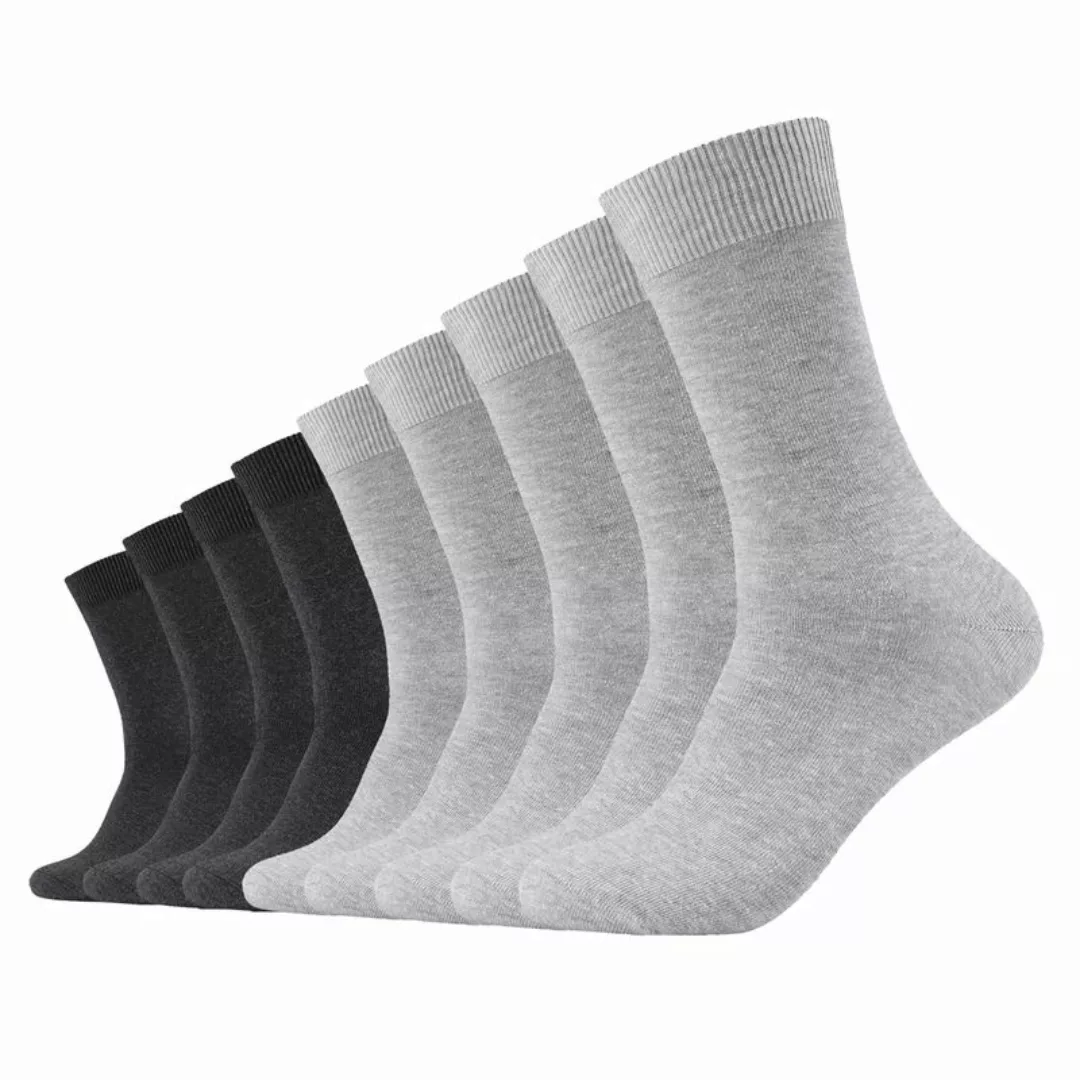 Camano Unisex Socken Cotton Crew 9er Pack günstig online kaufen