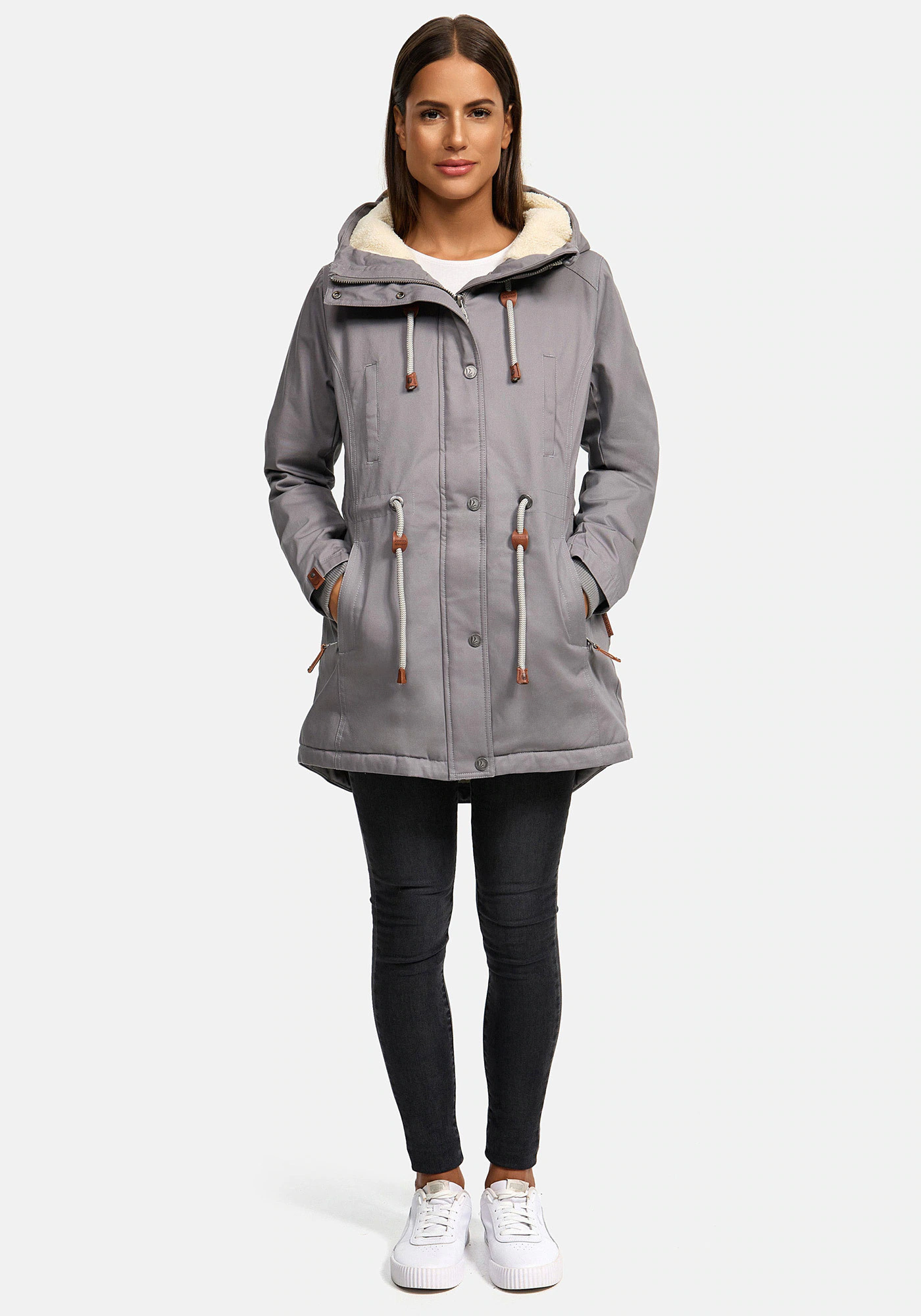 Navahoo Winterjacke "Ireliaa", mit warmen Teddyfell günstig online kaufen