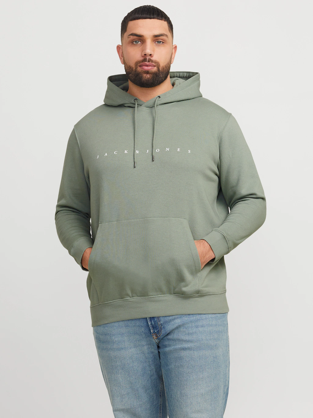 Jack & Jones PlusSize Kapuzensweatshirt "JJESTAR JJ SWEAT HOOD NOOS PLS", m günstig online kaufen