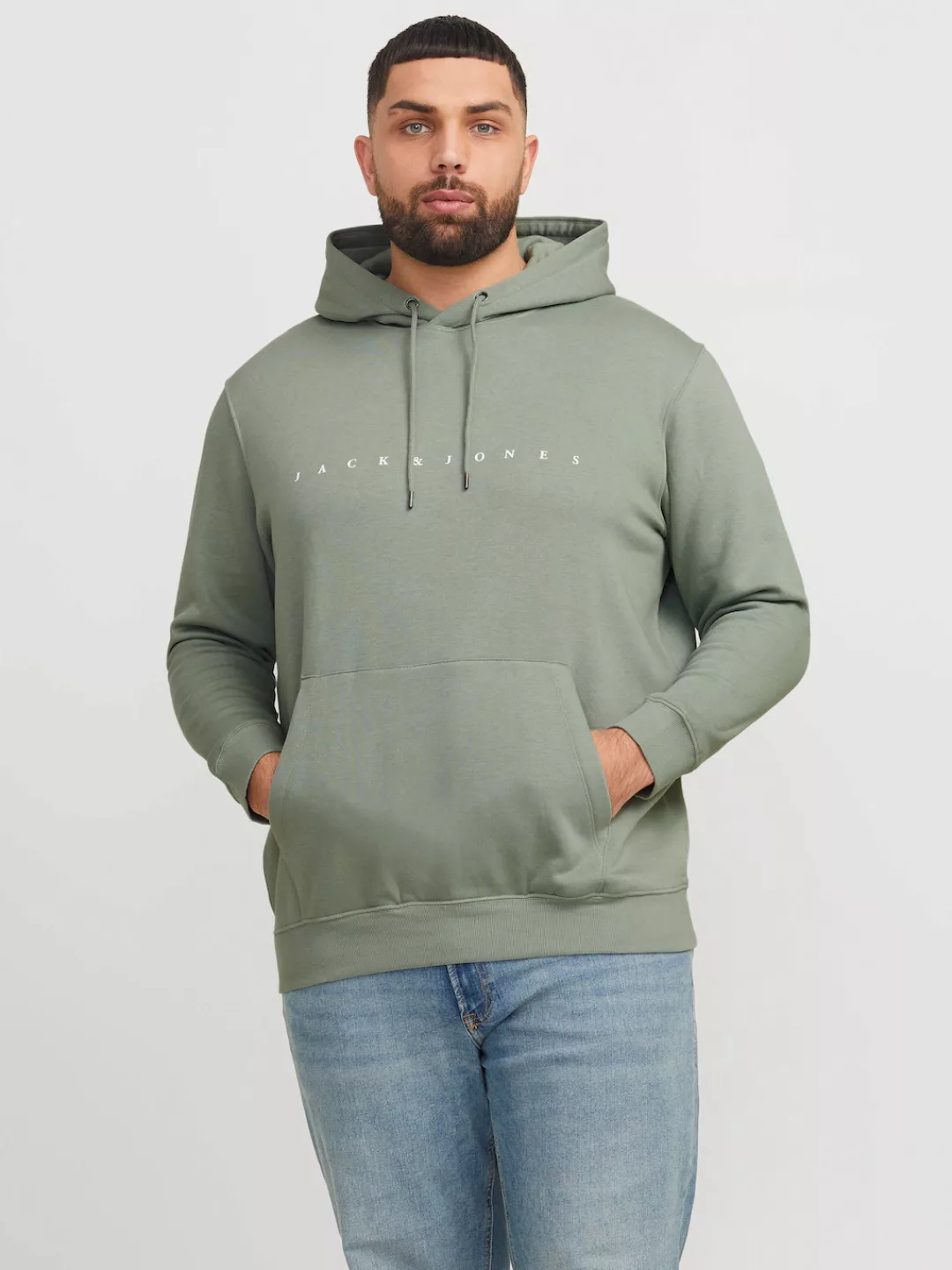 Jack & Jones PlusSize Kapuzensweatshirt "JJESTAR JJ SWEAT HOOD NOOS PLS", m günstig online kaufen