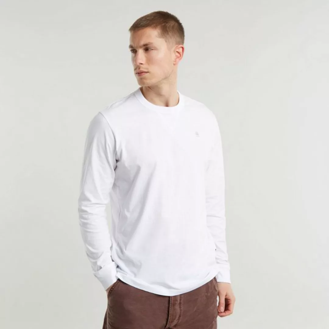 G-STAR Longsleeve Nifous R mit geripptem Einsatz vorne günstig online kaufen