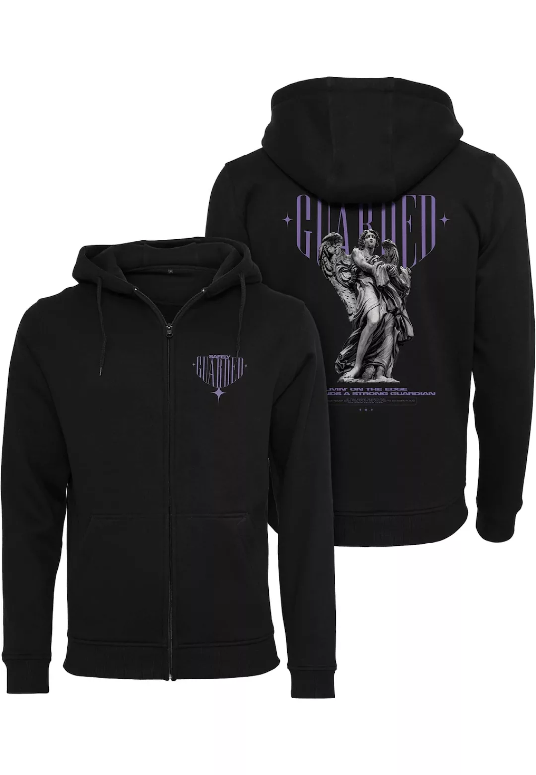 MisterTee Sweatjacke "MisterTee Herren Safely Guarded Heavy Zip Hoody" günstig online kaufen