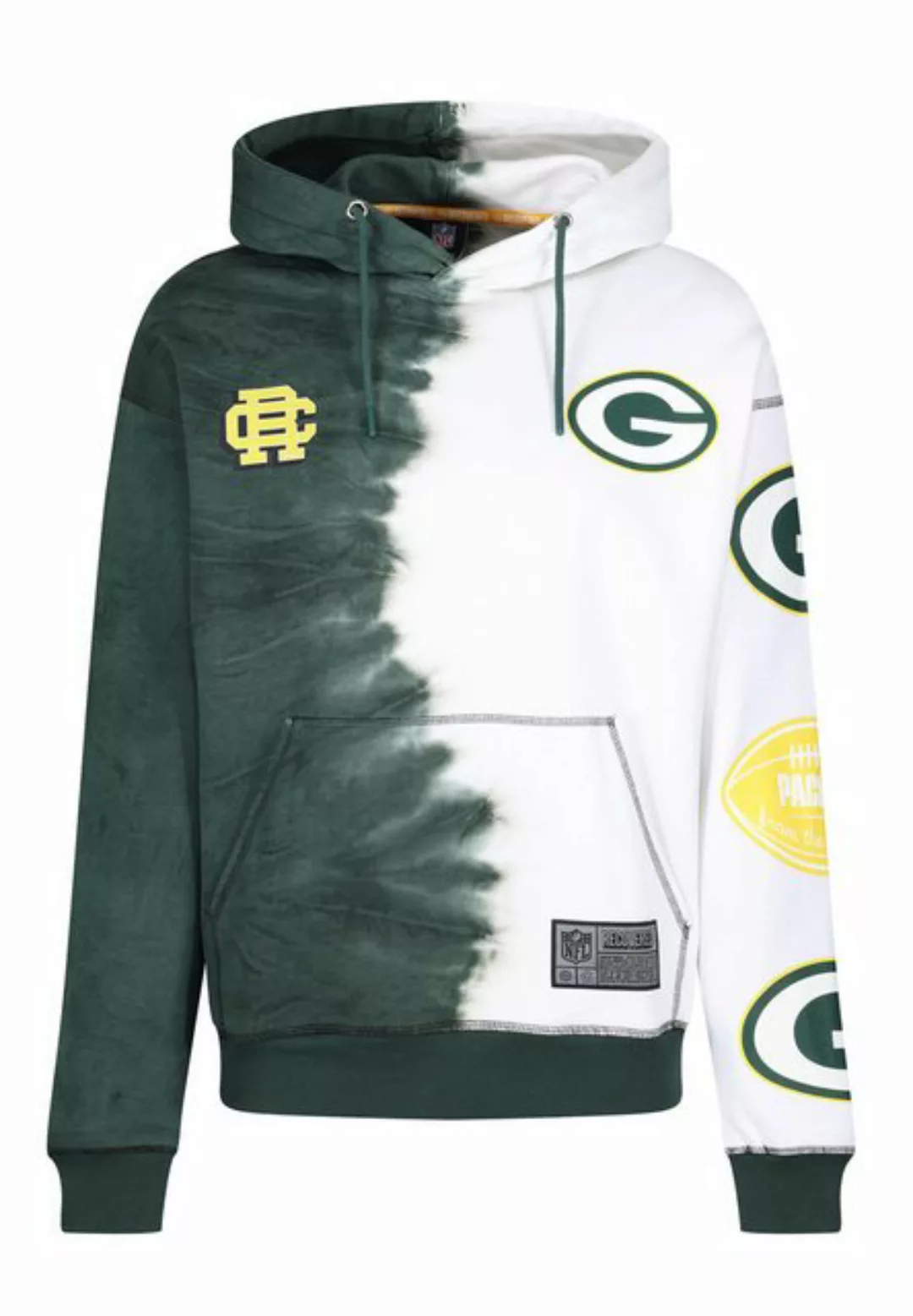 Recovered Kapuzenpullover Recovered Hoodie NFL Green Bay Packers Ink Dye Ef günstig online kaufen