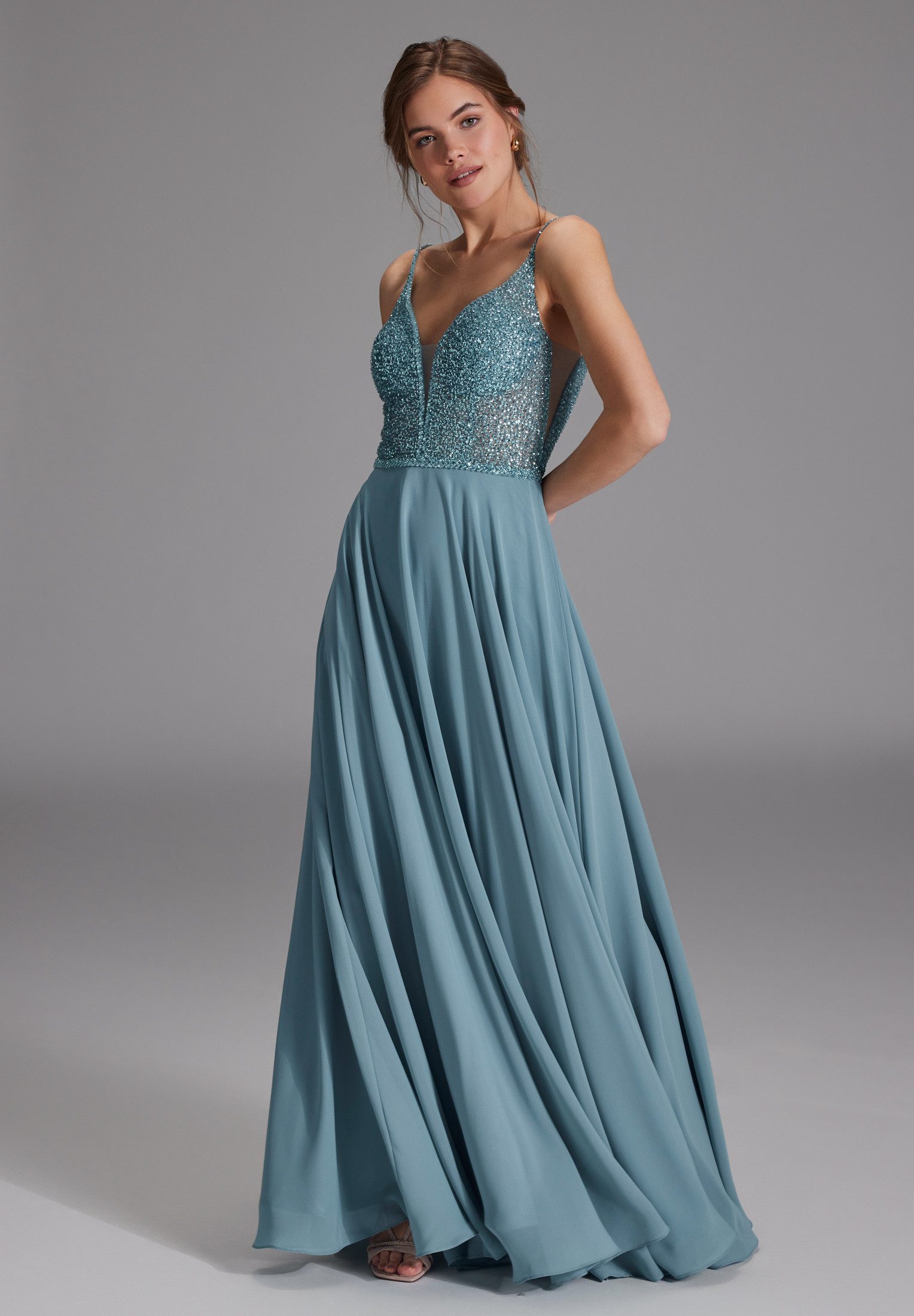 hey kyla Abendkleid Taillierter Schnitt mit günstig online kaufen