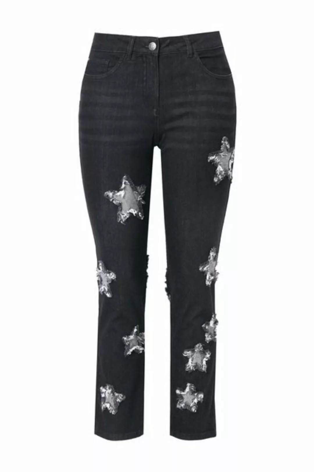 Angel of Style 5-Pocket-Jeans Jeans Straight Fit Sterne 5-Pocket günstig online kaufen