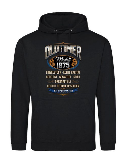 Youth Designz Kapuzenpullover Herren Hoodie OLDTIMER 1975 Geburtstag Pullov günstig online kaufen