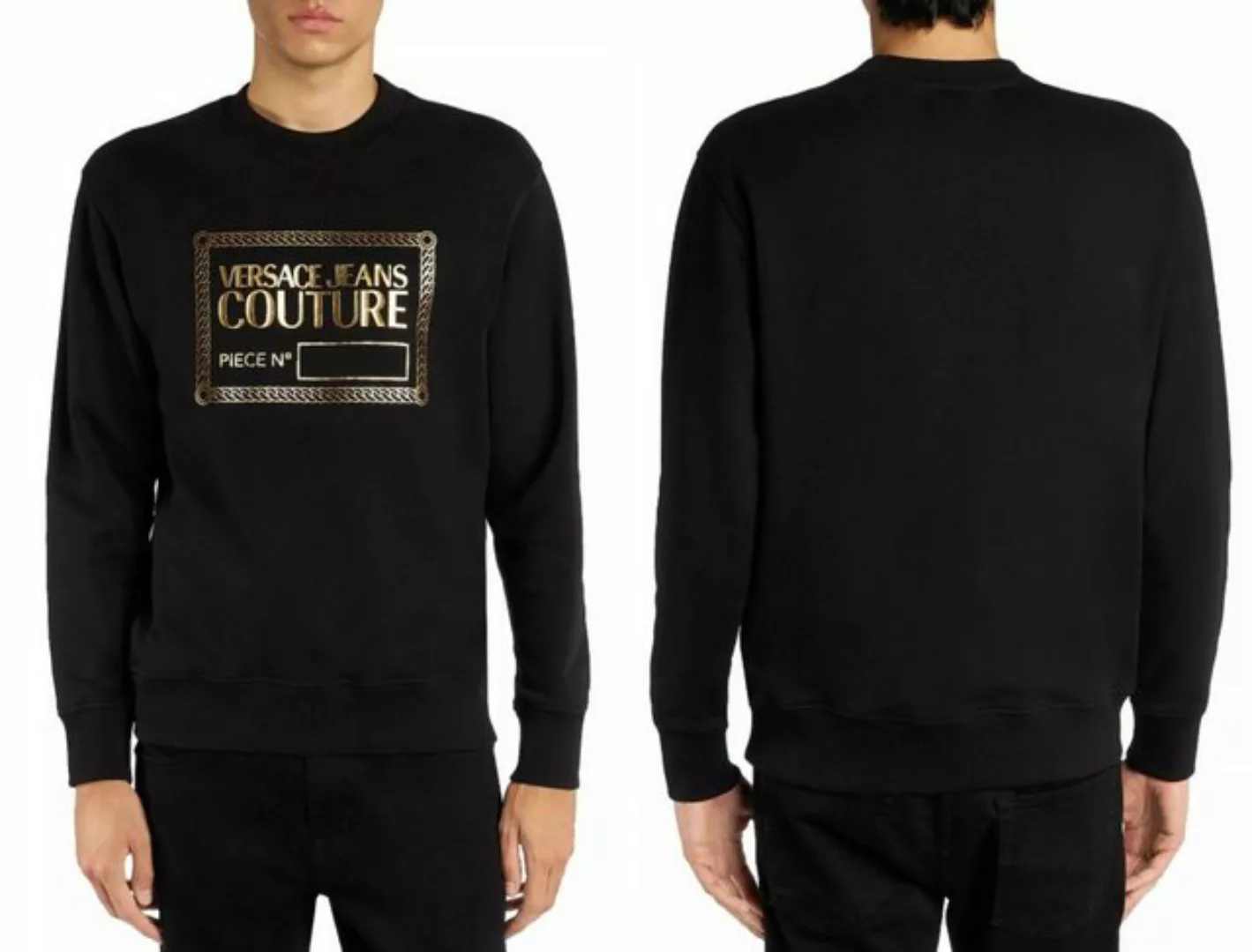 Versace Sweatshirt VERSACE JEANS COUTURE Gold Piece Sweater Sweatshirt Pull günstig online kaufen