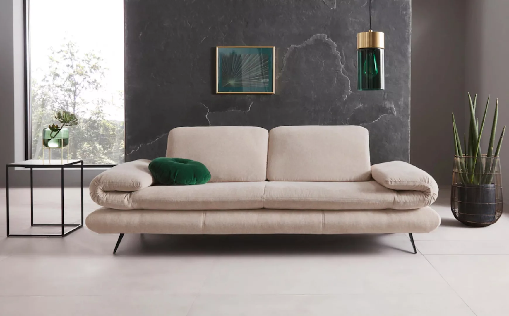 Places of Style 2-Sitzer Milano, Sitzbreite je Sitz 75 cm, wahlweise mit Rü günstig online kaufen