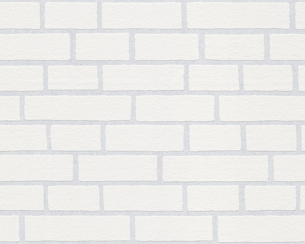 Bricoflor Vlies Steintapete überstreichbar Tapete in Steinoptik Weiß Ideal günstig online kaufen