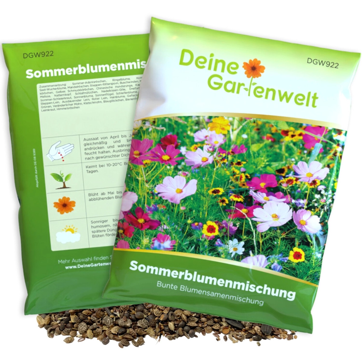 Deine Gartenwelt Sommerblumenwiese Blumenmischung 100 Gramm Samen günstig online kaufen