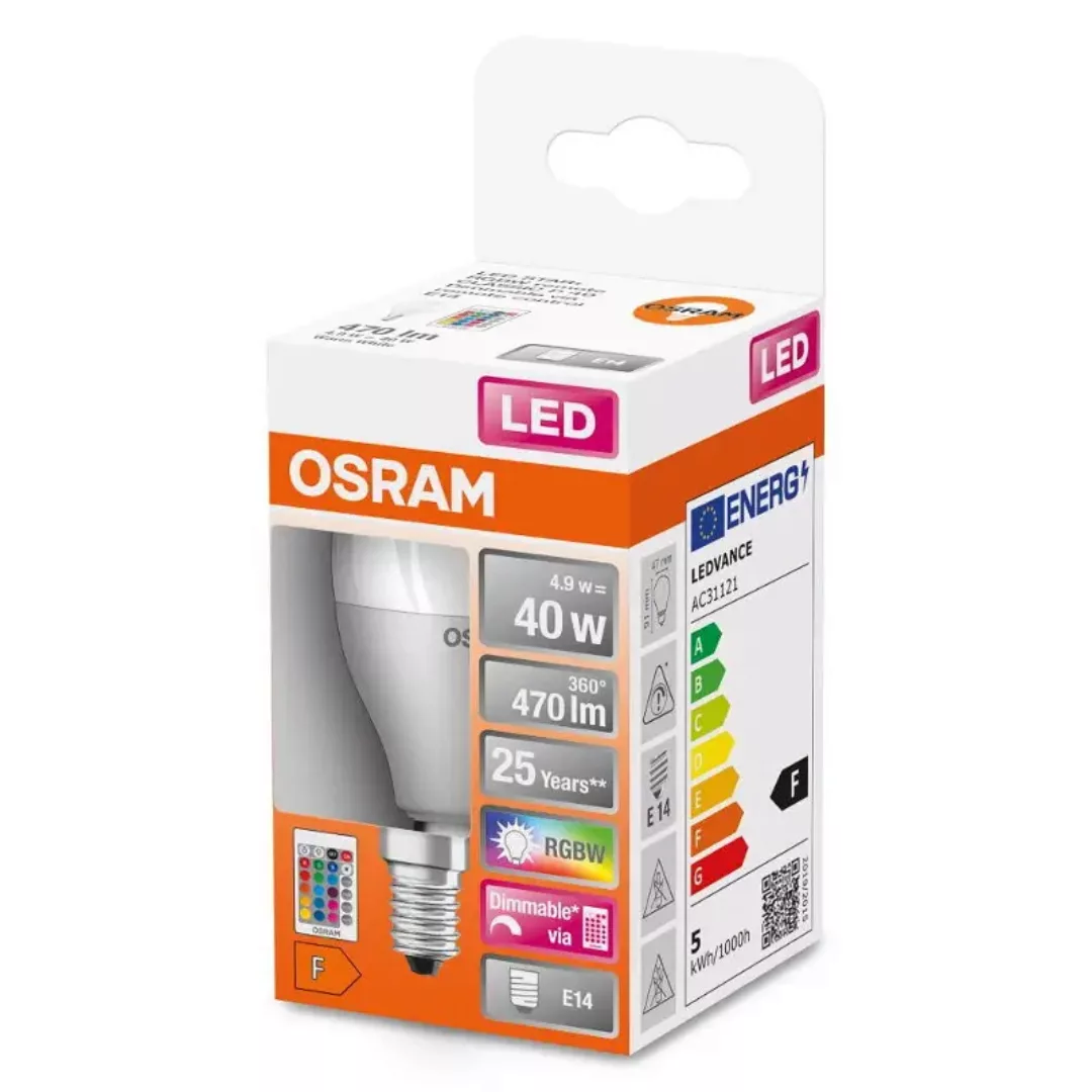 OSRAM LED-Lampe E14 4,9W Star+ Tropfen matt Remote günstig online kaufen