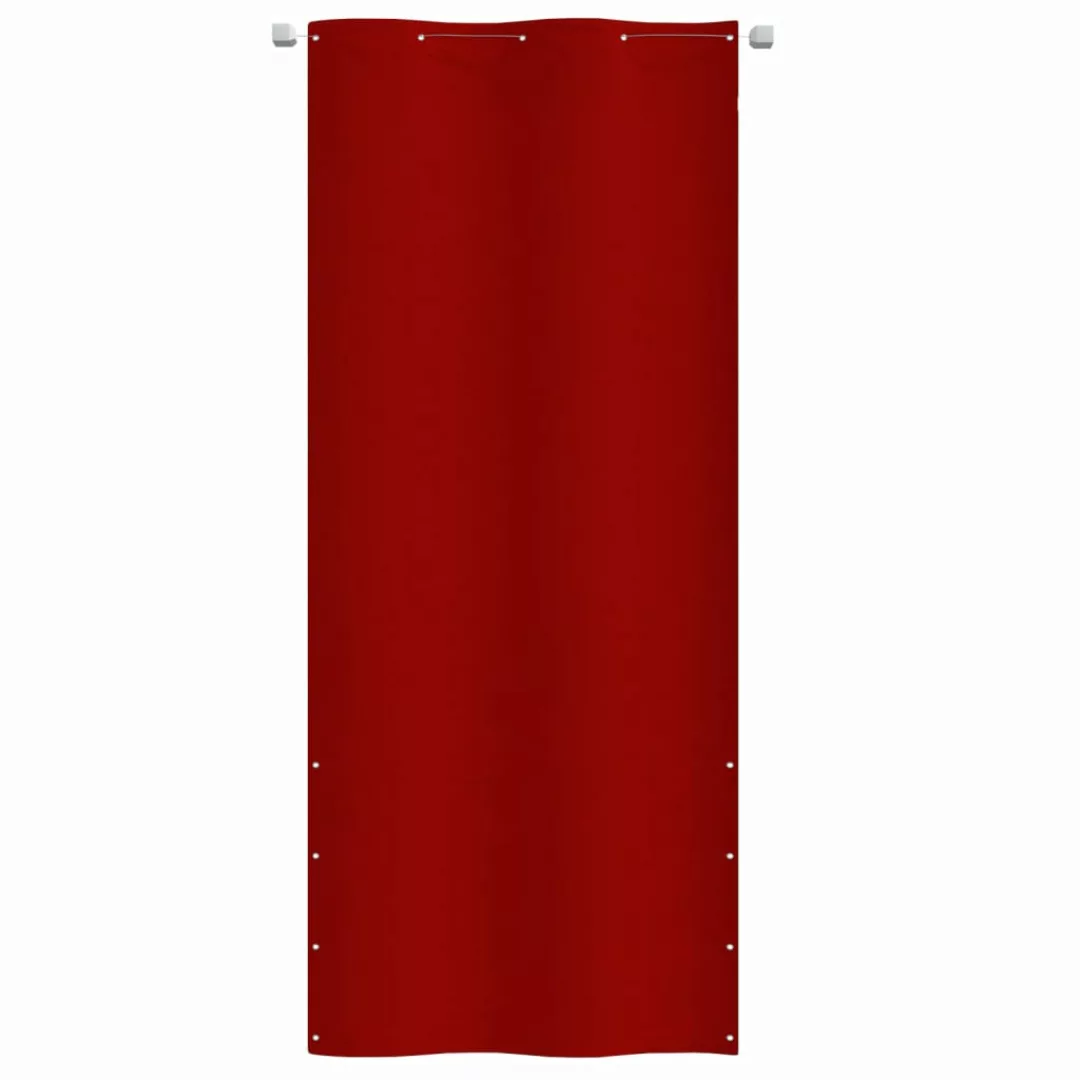 Vidaxl Balkon-sichtschutz Rot 100x240 Cm Oxford-gewebe günstig online kaufen