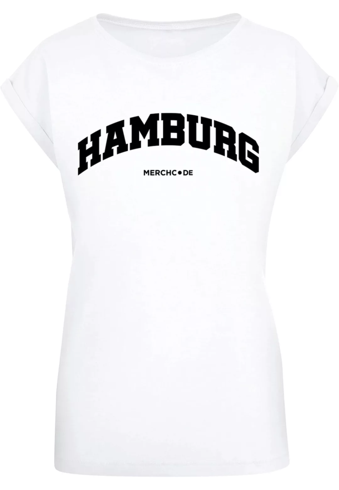 Merchcode T-Shirt "Merchcode Damen Ladies Hamburg Wording - T-Shirt" günstig online kaufen