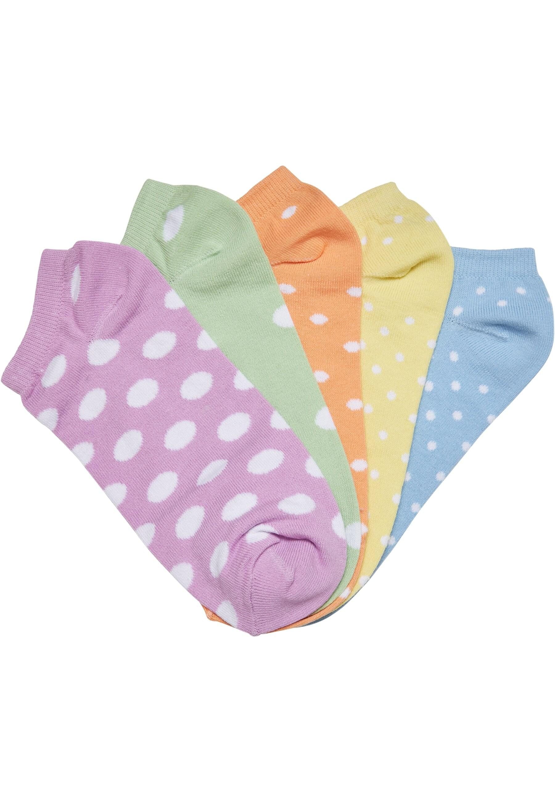 URBAN CLASSICS Basicsocken "Urban Classics Unisex No Show Socks Dots 5-Pack günstig online kaufen