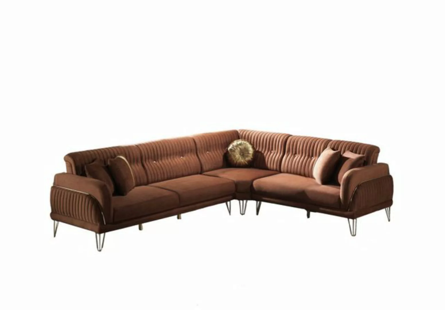 Villa Möbel Ecksofa Mallorca, Set, Hand Made Quality, pflegeleichter Mikrof günstig online kaufen