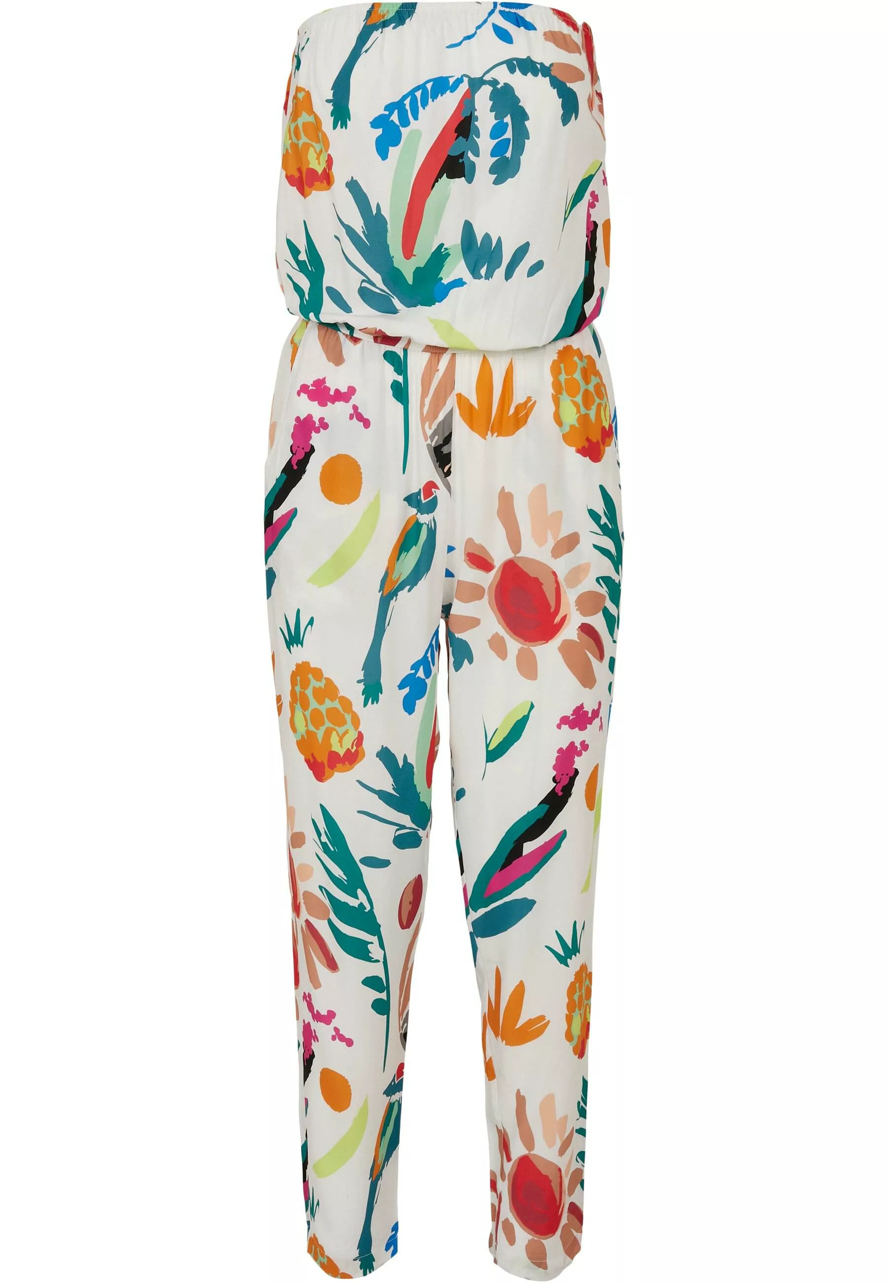 URBAN CLASSICS Jumpsuit "Urban Classics Damen Ladies Viscose Bandeau Jumpsu günstig online kaufen