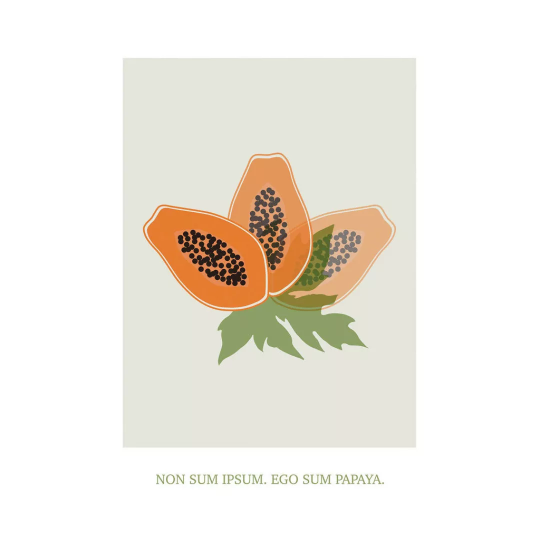 Komar Wandbild »Cultivated Papaya«, (1 St.), Deutsches Premium-Poster Fotop günstig online kaufen