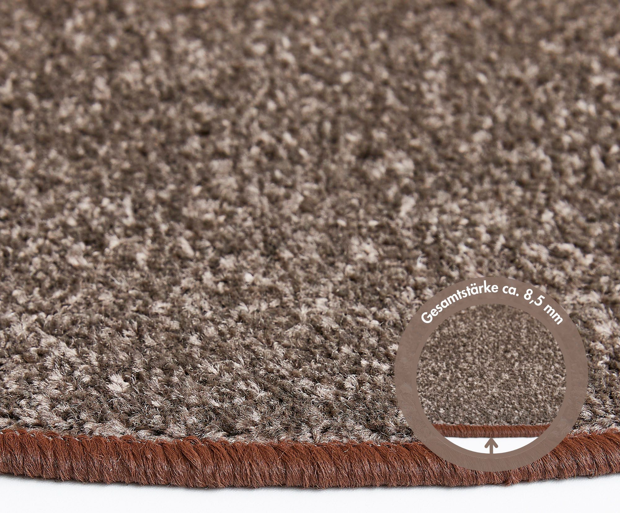 Andiamo Stufenmatte »Casablanca, Made in Netherlands«, halbrund, 6,5 mm Höh günstig online kaufen
