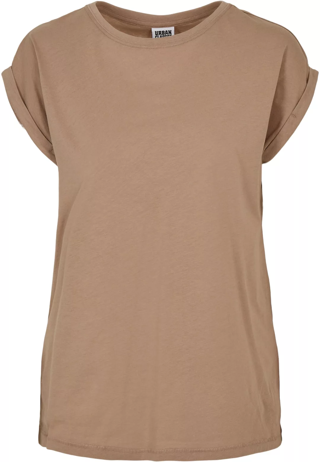 URBAN CLASSICS Kurzarmshirt "Urban Classics Damen Ladies Extended Shoulder günstig online kaufen