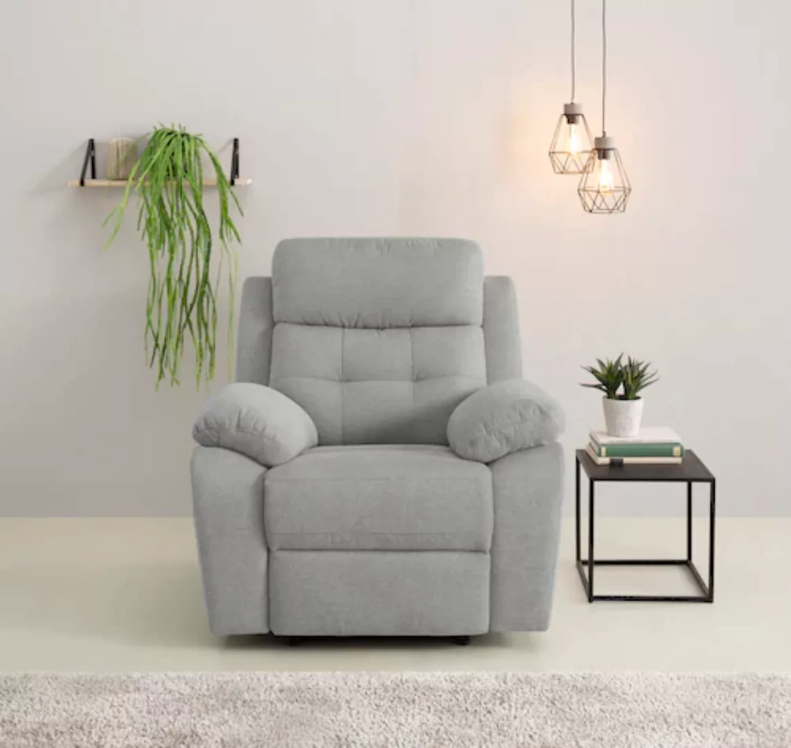 Home affaire Relaxsessel "Lannilis", mit manueller und elektrischer Relaxfu günstig online kaufen