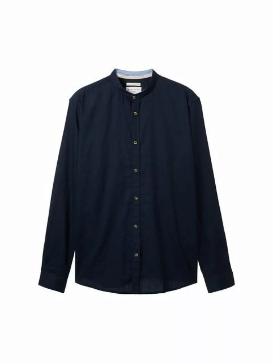 TOM TAILOR Langarmhemd Hemd mit Leinen günstig online kaufen