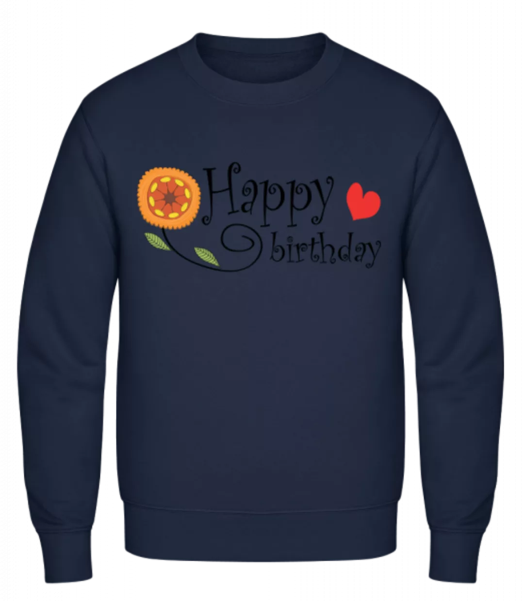 Happy Birthday Blume · Männer Pullover günstig online kaufen