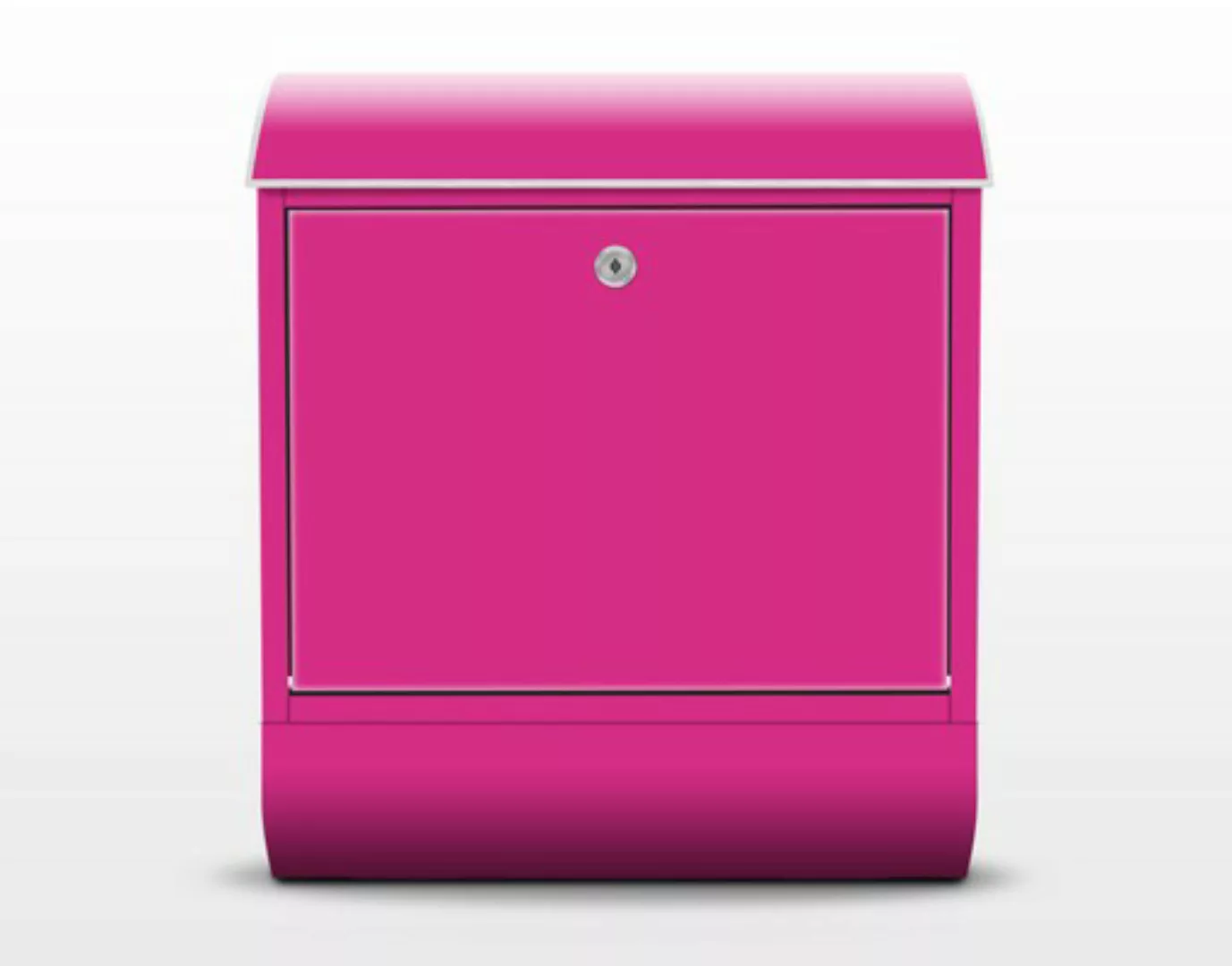 Briefkasten Unifarben Colour Pink günstig online kaufen