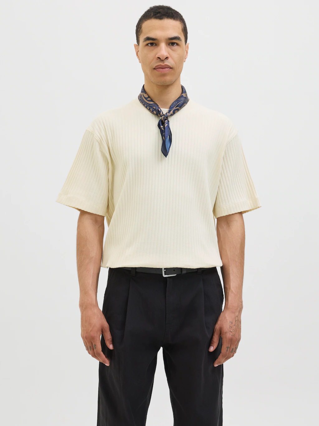 Jack & Jones T-Shirt "JJEURBAN EDGE STRUCTURE TEE SS" günstig online kaufen