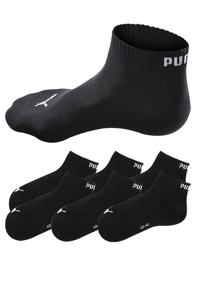 PUMA Kurzsocken, (6 Paar), mit Rippbündchen günstig online kaufen