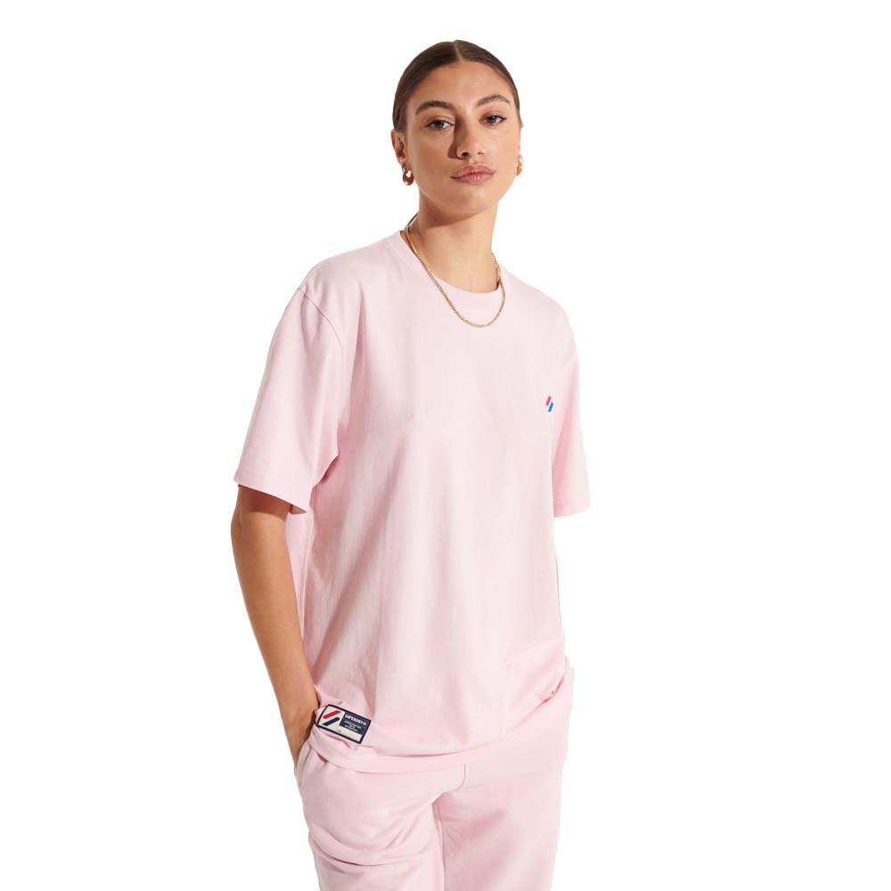 Superdry Code Essential Kurzärmeliges T-shirt XS Roseate Pink günstig online kaufen
