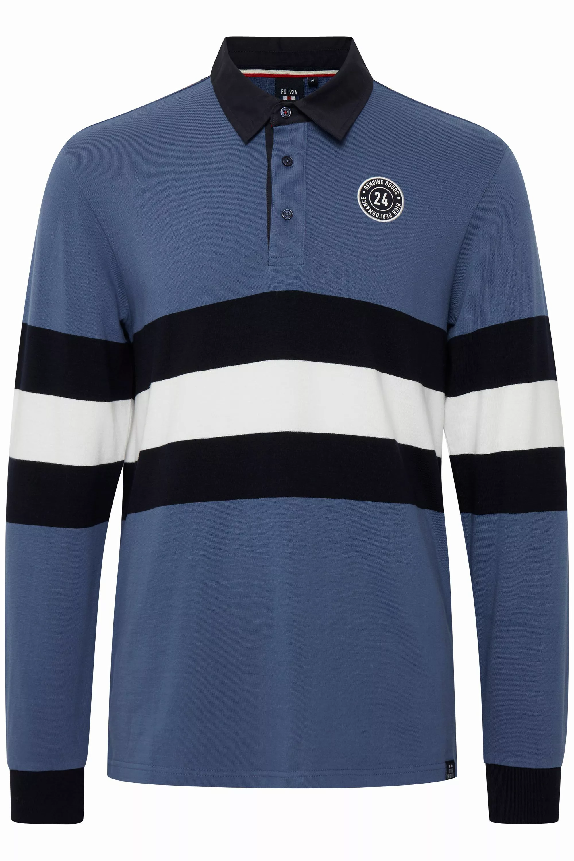 FQ1924 Langarm-Poloshirt "FQ1924 FQMikkael" günstig online kaufen