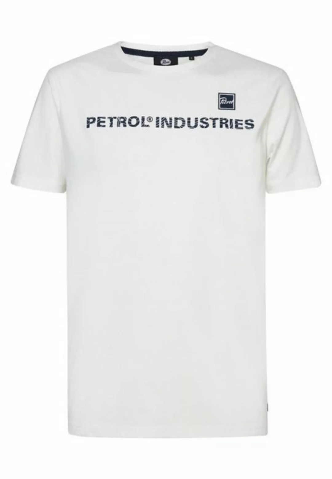 Petrol Industries T-Shirt Shirt T-Shirt mit Rundhalsausschnitt und Label (1 günstig online kaufen