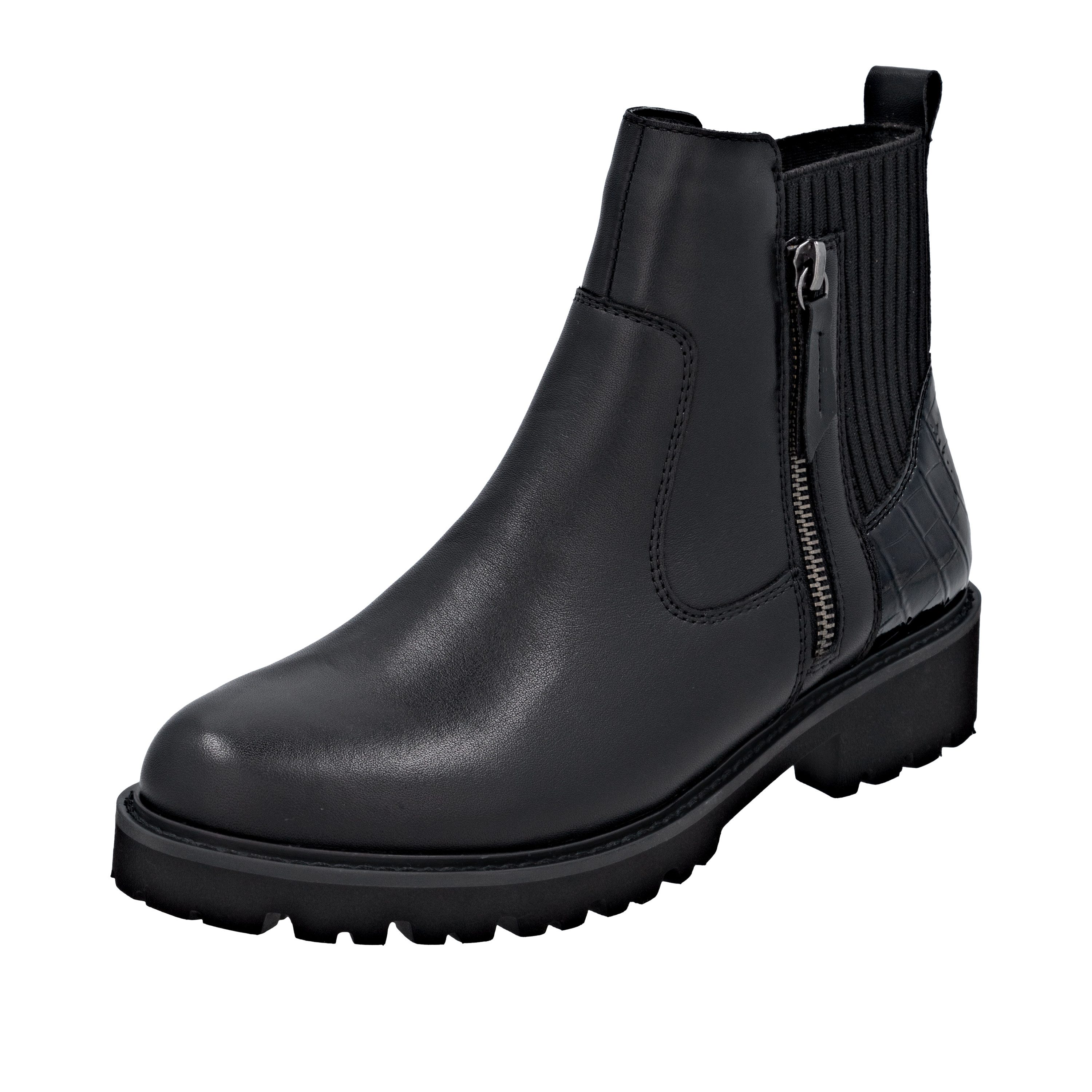 Remonte Chelseaboots Stiefelette, Boots, Profilsohle, Blockabsatz, günstig online kaufen