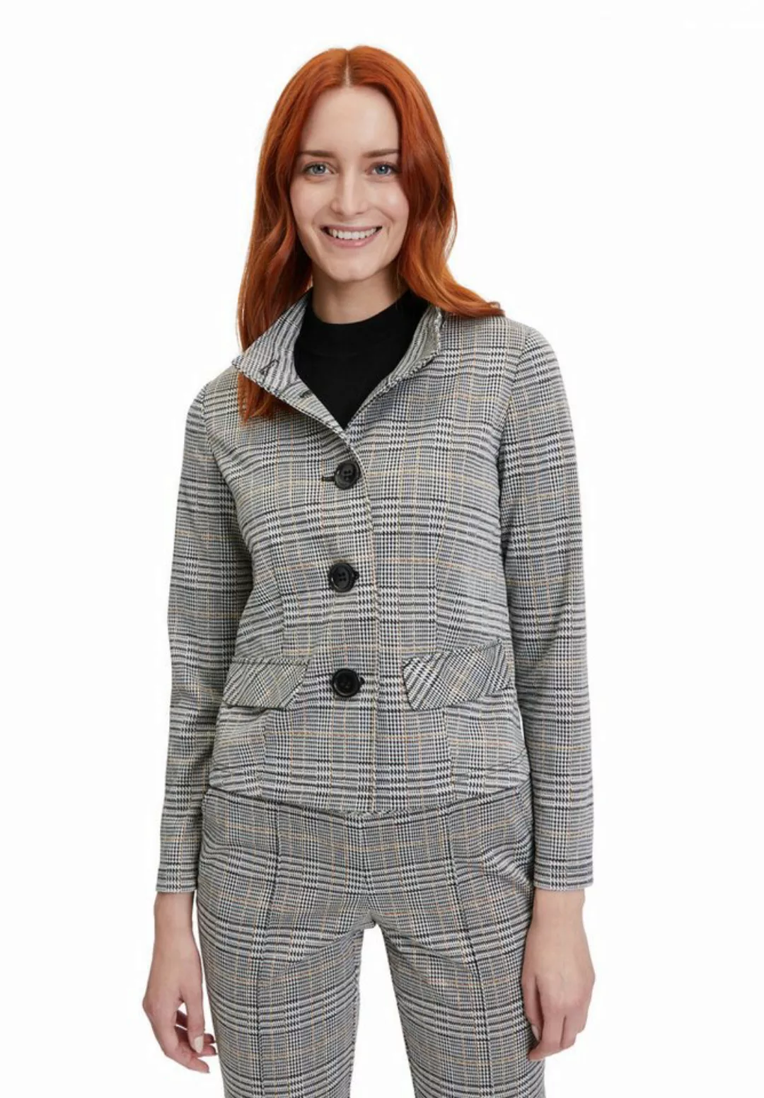 Betty Barclay Jackenblazer "Betty Barclay Blazer-Jacke mit Stehkragen", Mus günstig online kaufen