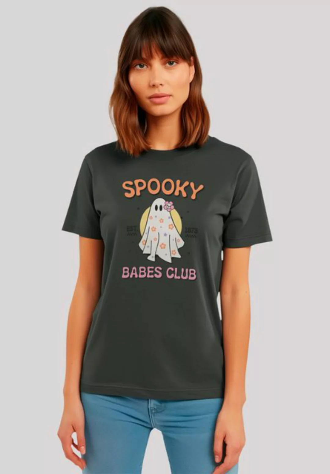 F4NT4STIC T-Shirt "Retro Halloween Spooky Babes Club", Premium Qualität, Ha günstig online kaufen