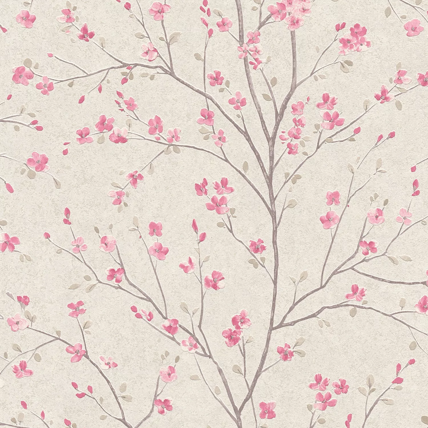Bricoflor Japanische Vliestapete Hellblau Rosa Florale Tapete mit Kirschblü günstig online kaufen