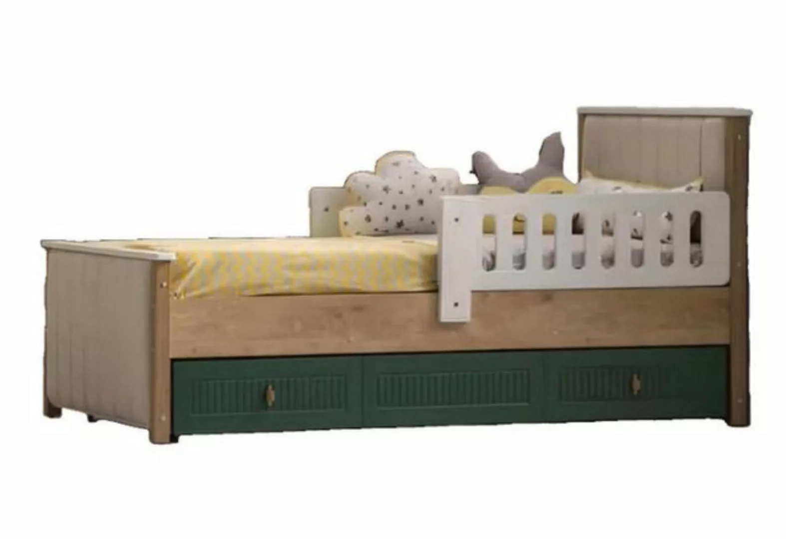 Xlmoebel Kinderbett Modernes 200 cm Jugendbett aus Holz für stilvolles Kind günstig online kaufen