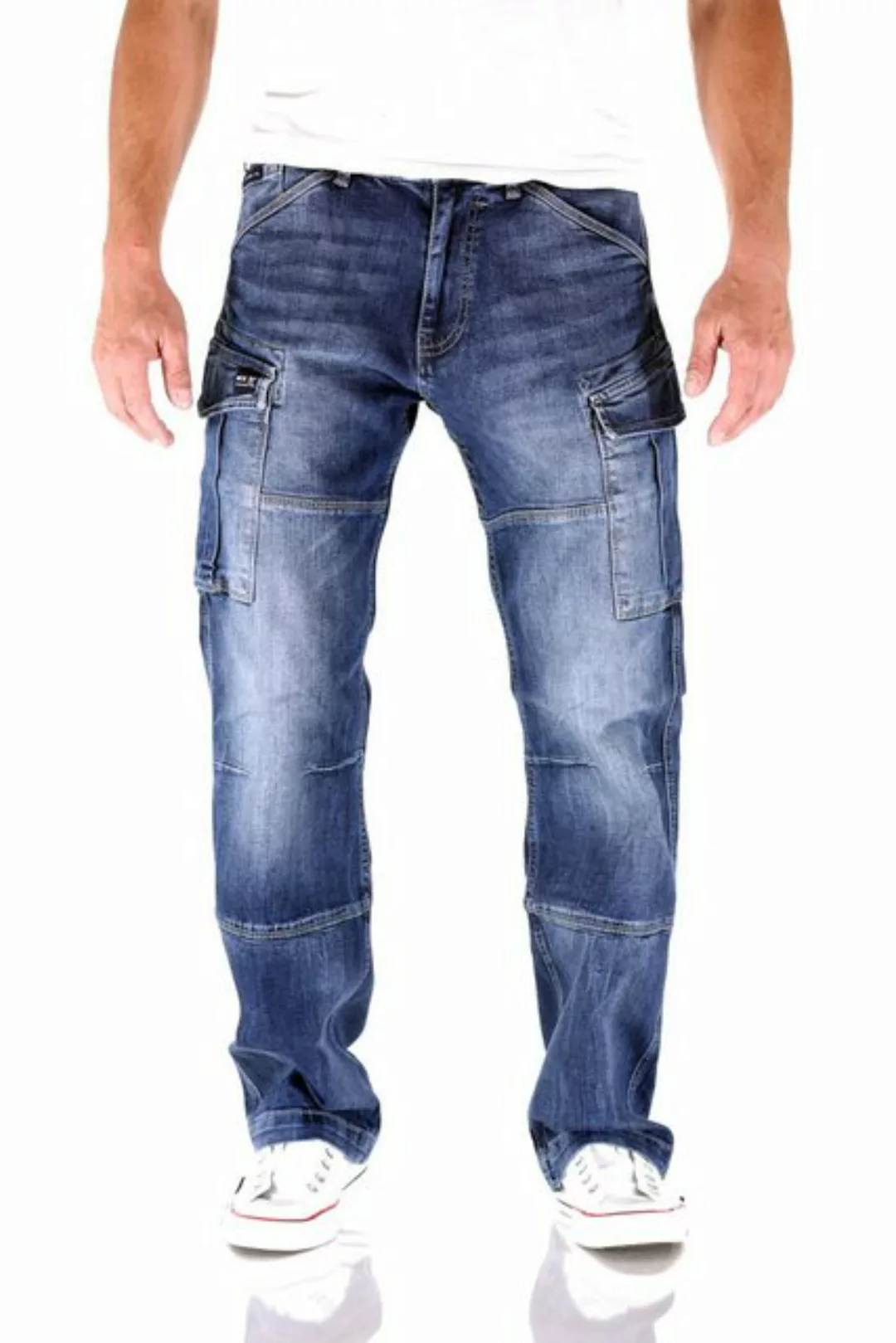 Big Seven Cargojeans Big Seven Brian Graduate Blue Cargo Herren Jeans Hose günstig online kaufen